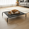 Cama Elevada Mascotas PetsCool Talla S 68x55 cm Soporta Perro Gato 15kg