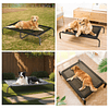 Cama Elevada Perros Grandes PetsCool Talla L Soporta 40kg