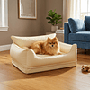 Sofa Impermeable para Mascotas Beige