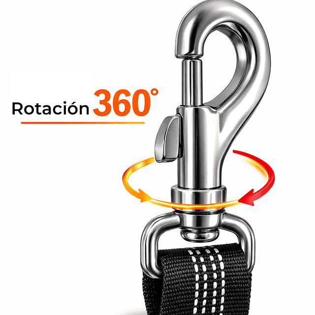 Cinturón de Seguridad Perro Multi Tamaño Petscool Elástico Reflectante 4 en 1