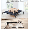 Cama Elevada Mascotas PetsCool Talla S 68x55 cm Soporta Perro Gato 15kg