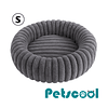 Cama Nido Donut Mascotas S PetsCool Gris 50 cm Antiansiedad Perro Gato