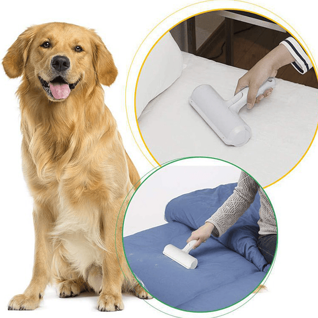 Rodillo Removedor de Pelos Mascotas PetsCool Reutilizable Sin Repuestos