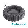 Cama Nido Donut Mascotas M PetsCool Gris 60 cm Antiansiedad Perro Gato