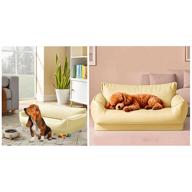 Sofa Impermeable para Mascotas Beige