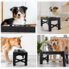 Comedero Elevado Ajustable PetsCool 5 Alturas Plato Anti-voracidad