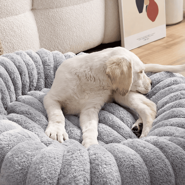 Cama Nido Donut Mascotas S PetsCool Gris 50 cm Antiansiedad Perro Gato