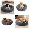 Cama Nido Donut Mascotas M PetsCool Gris 60 cm Antiansiedad Perro Gato