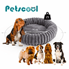 Cama Nido Donut Mascotas L PetsCool Gris 70 cm Antiansiedad Multimascota