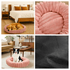 Cama Nido Donut Mascotas L PetsCool Rosa 70 cm Antiansiedad Multimascota