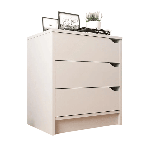 Velador 3 Cajones Compaq Blanco