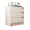 Velador 3 Cajones Compaq Blanco