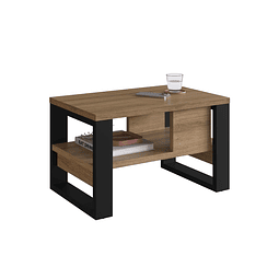 Mesa de Centro Moderna Industrial Be Design – Madera Negro  