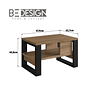 Mesa de Centro Moderna Industrial Be Design – Madera Negro  