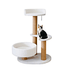 Rascador Blanco Para Gatos 3 Niveles