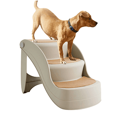 Escalera Plegable Para Mascota Café