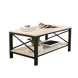 Mesa de centro industrial perla