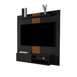 Rack Pared Negro Be Caramelo