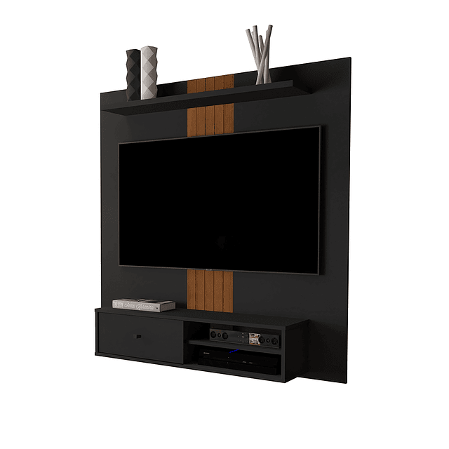 Bombita - Rack Pared Negro Be Caramelo