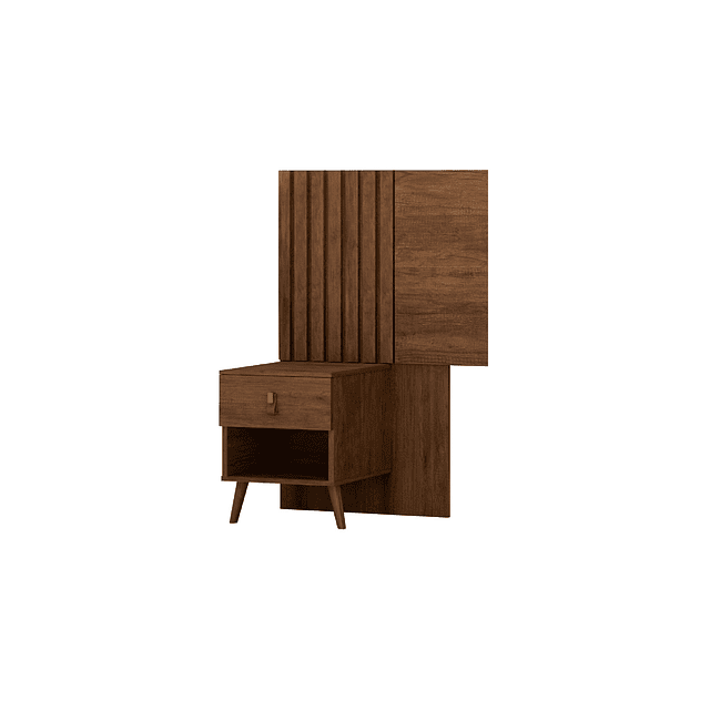 Bombita - Respaldo Box Lady Ripada Caramelo