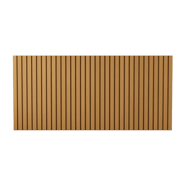 Bombita - Respaldo Panel King Madera Caramelo 24mm
