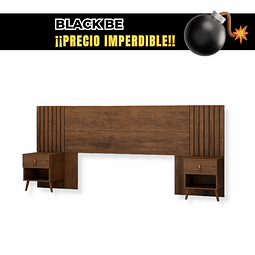 Bombita - Respaldo Box Lady Ripada Caramelo