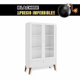 Bombita - Vitrina 2 Puertas Amber Blanco