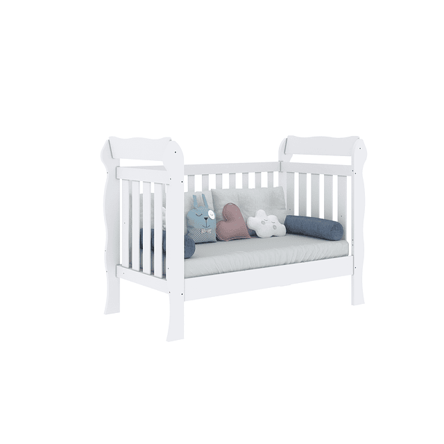 Cuna Blanca 3 Funciones Lila - COPIA