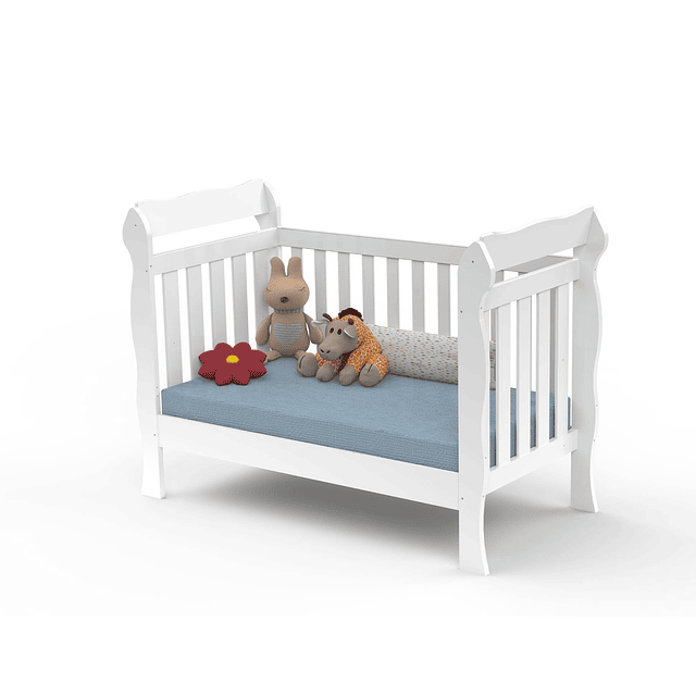 Cuna Blanca 3 Funciones Lila - COPIA