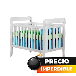 Cuna Blanca 3 Funciones Lila - COPIA