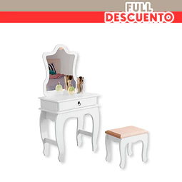 Tocador Blanco Con Espejo Luxury 