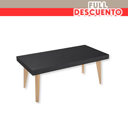 Mesa rectan Nordic 900 NEGRO