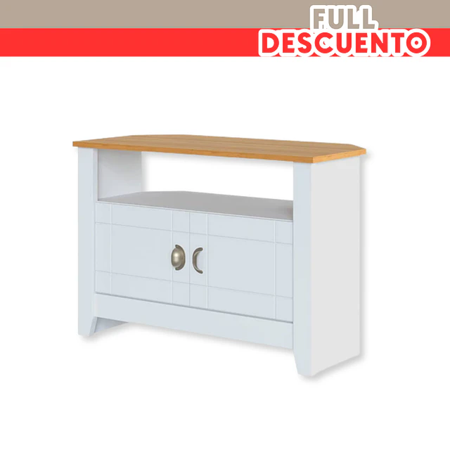 Rack Tv Ludlow Blanco Miel