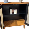Buffet Neon Negro Caramelo