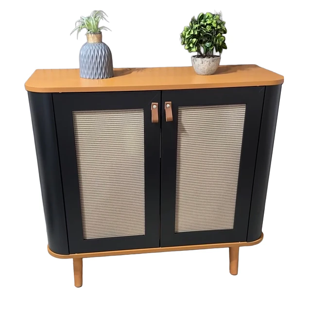 Buffet Neon Negro Caramelo