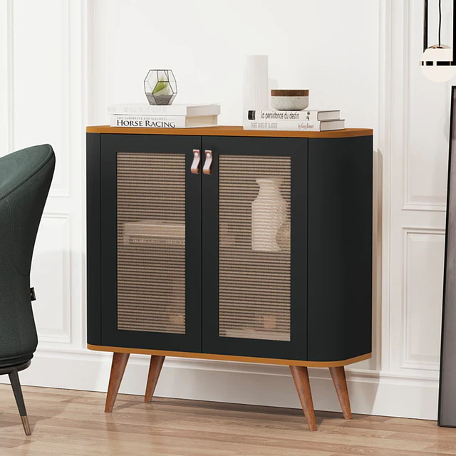 Buffet Neon Negro Caramelo