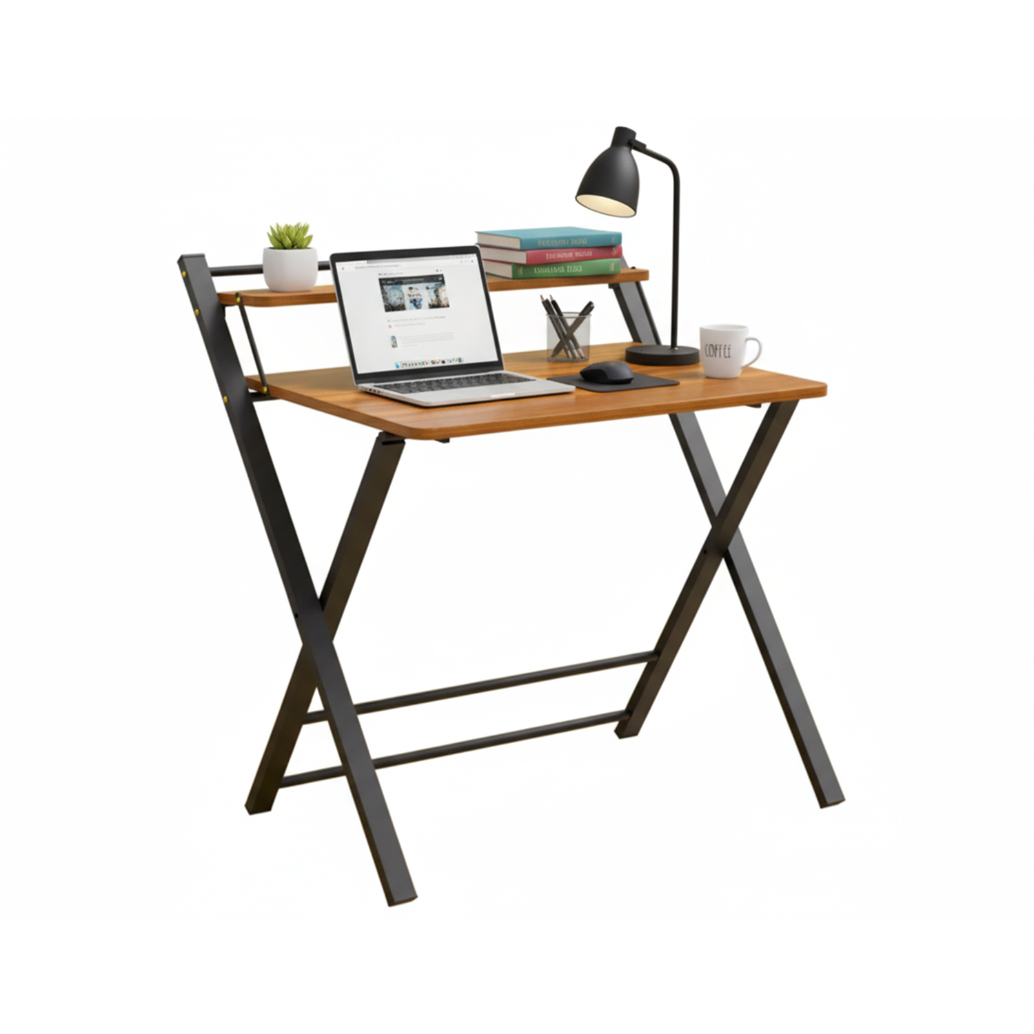 Escritorio Plegable Home Office Negro