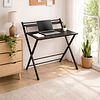 Escritorio Plegable Home Office Negro