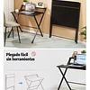 Escritorio Plegable Home Office Negro