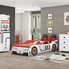 Cama Infantil Fast Car Blanca- Preventa 20 de Mayo 