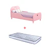 Mini Cama Transición Princesa Rosada+ Colchon Cama Baby Box 150x70