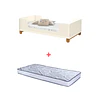 Mini Cama Zupi Beige + Colchon Cama Baby Box 150x70