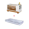 Cuna Maxx Multietapas Blanca Eco Wood+Colchon Cuna Baby Box 130x70