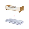Mini Cama Zupi Blanca Caramelo + Colchon Cama Baby Box 150x70