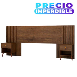 Respaldo Box Lady Ripada Caramelo