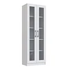 Vitrina 2 Puertas Vidrio Blanco