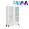 Vitrina 2 Puertas Amber Blanco