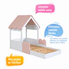Cama Montessori Casita 1 Plaza 