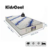 Colchón Infantil Mini Cama Espuma D23 188x78x12 cm Kidscool 