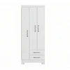 Clóset Ropero Francia Blanco 3 Puertas 2 Cajones MDP 187.4x83.2x47.3 cm Be Design 